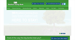 Desktop Screenshot of dearbornsavings.com